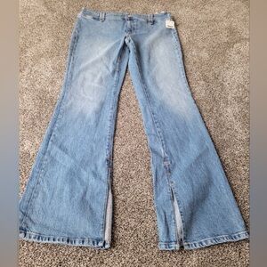 NWT We the Free Free People Stillwater Low RiseSlim Flare jeans